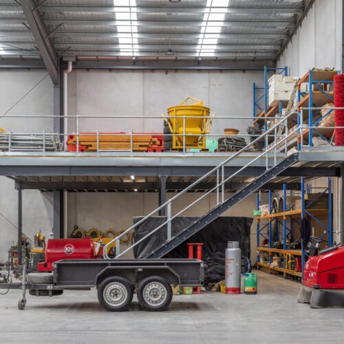 warehouse interior at 54 Ramset Drive