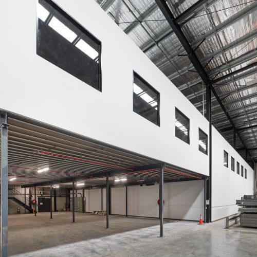 commercial warehouse exterior at 54 Huter Road